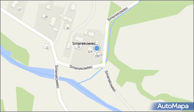 Smerekowiec, Smerekowiec, 32b, mapa Smerekowiec