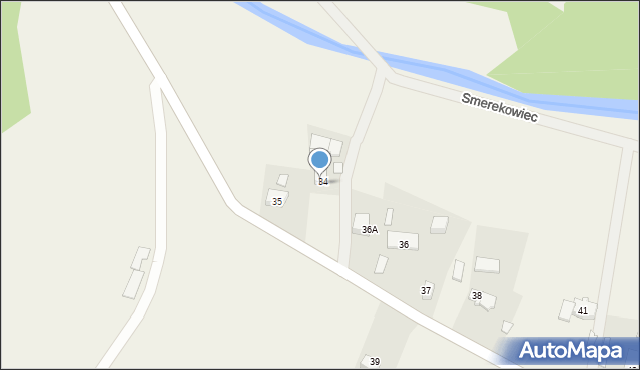 Smerekowiec, Smerekowiec, 34A, mapa Smerekowiec