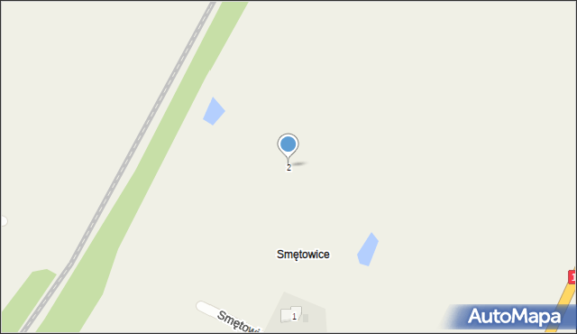 Smętowice, Smętowice, 2, mapa Smętowice