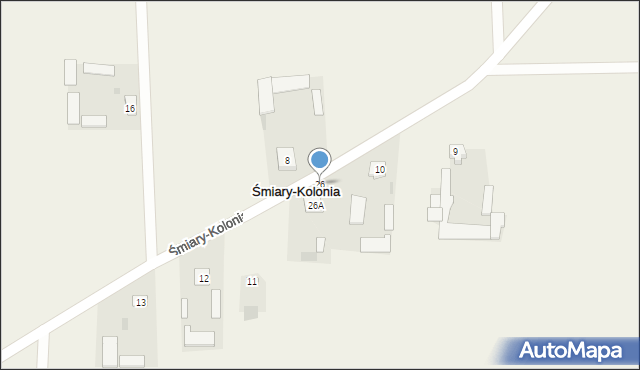 Śmiary-Kolonia, Śmiary-Kolonia, 26, mapa Śmiary-Kolonia