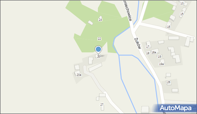 Śmiechowice, Śmiechowice, 20, mapa Śmiechowice