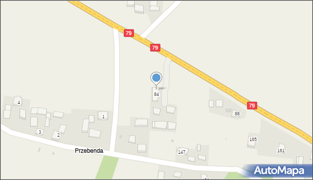 Śmiłowice, Śmiłowice, 84a, mapa Śmiłowice