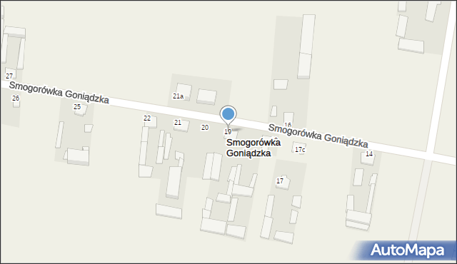 Smogorówka Goniądzka, Smogorówka Goniądzka, 19, mapa Smogorówka Goniądzka