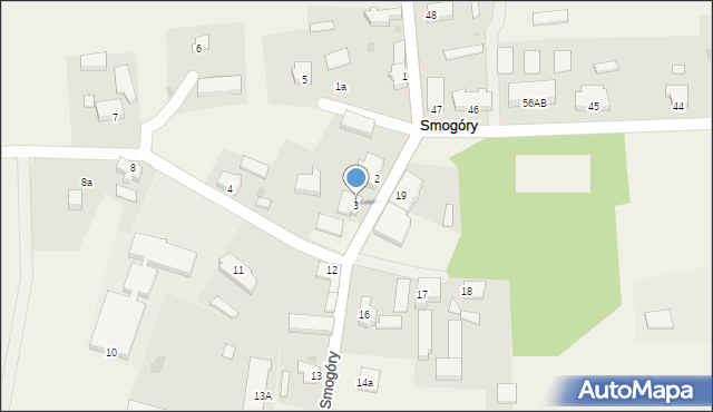 Smogóry, Smogóry, 3, mapa Smogóry