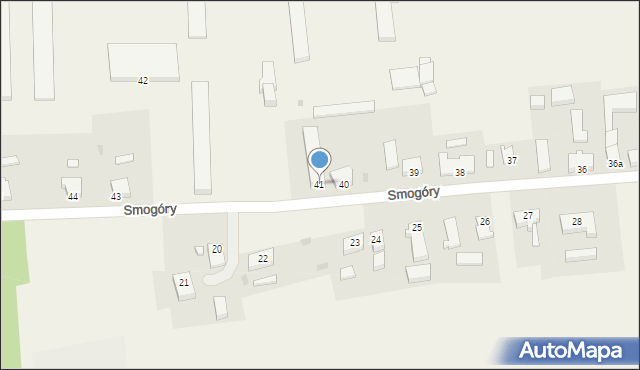 Smogóry, Smogóry, 41, mapa Smogóry