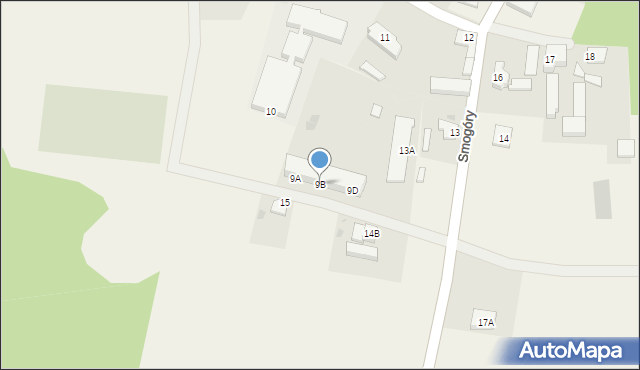 Smogóry, Smogóry, 9B, mapa Smogóry