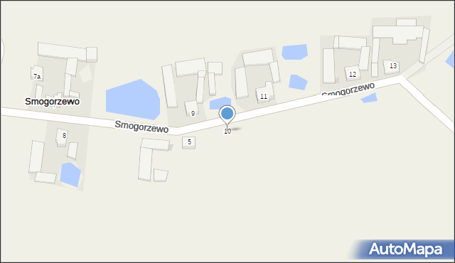 Smogorzewo, Smogorzewo, 10, mapa Smogorzewo