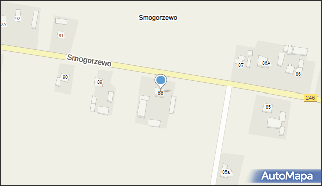 Smogorzewo, Smogorzewo, 88, mapa Smogorzewo
