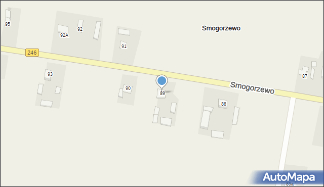 Smogorzewo, Smogorzewo, 89, mapa Smogorzewo