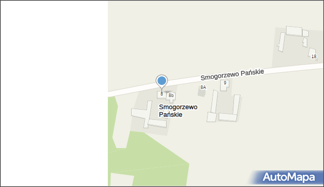 Smogorzewo Pańskie, Smogorzewo Pańskie, 8, mapa Smogorzewo Pańskie