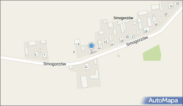 Smogorzów, Smogorzów, 10, mapa Smogorzów