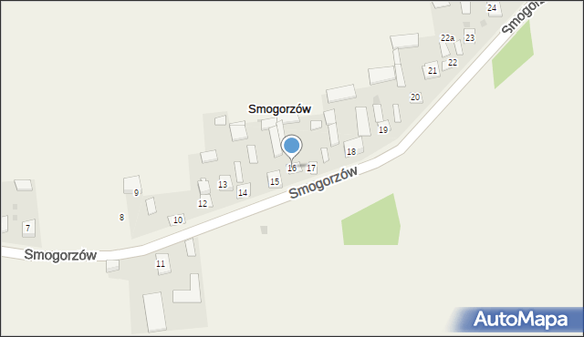 Smogorzów, Smogorzów, 16, mapa Smogorzów