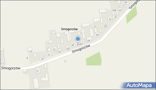 Smogorzów, Smogorzów, 17, mapa Smogorzów