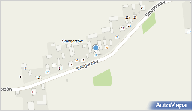 Smogorzów, Smogorzów, 18, mapa Smogorzów