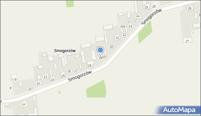 Smogorzów, Smogorzów, 19, mapa Smogorzów