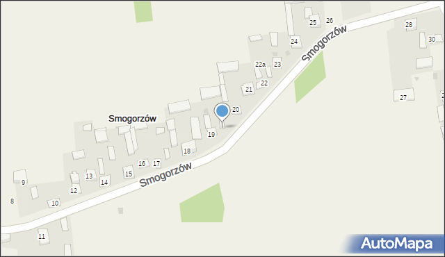 Smogorzów, Smogorzów, 19a, mapa Smogorzów