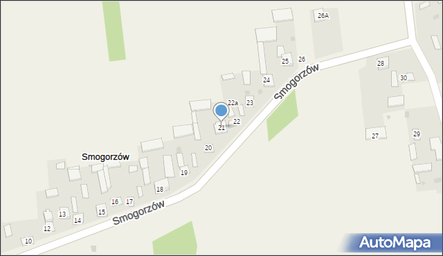 Smogorzów, Smogorzów, 21, mapa Smogorzów