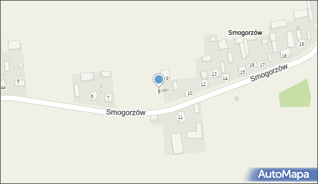 Smogorzów, Smogorzów, 8, mapa Smogorzów