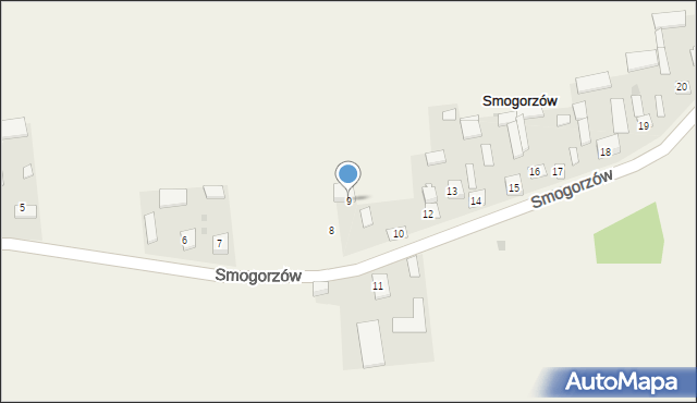 Smogorzów, Smogorzów, 9, mapa Smogorzów