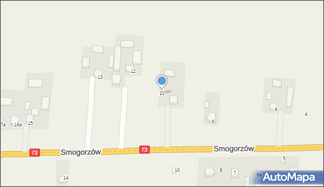 Smogorzów, Smogorzów, 11, mapa Smogorzów