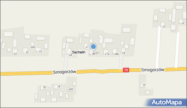 Smogorzów, Smogorzów, 16, mapa Smogorzów