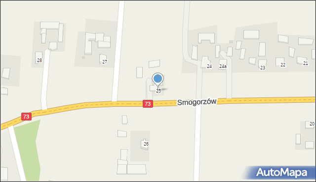 Smogorzów, Smogorzów, 25, mapa Smogorzów