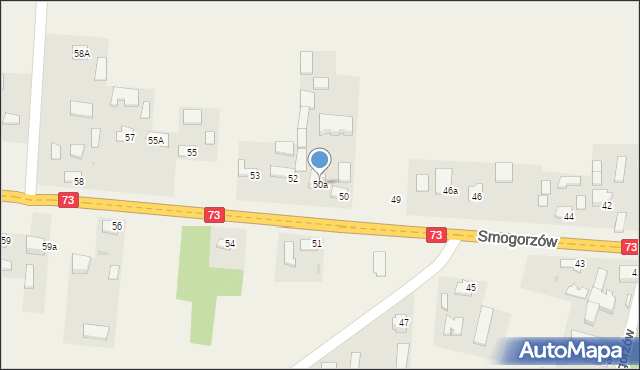 Smogorzów, Smogorzów, 50a, mapa Smogorzów