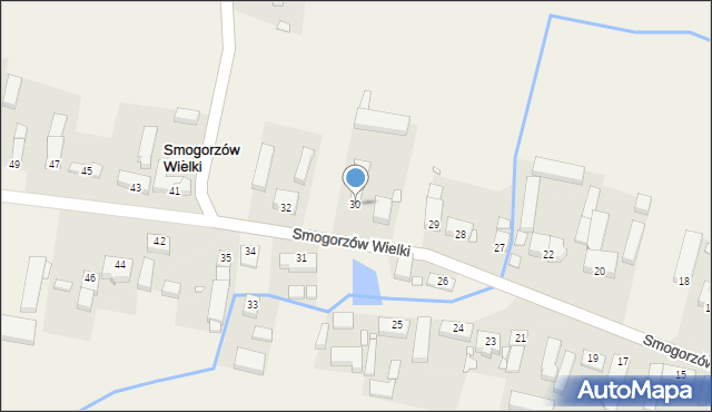 Smogorzów Wielki, Smogorzów Wielki, 30, mapa Smogorzów Wielki