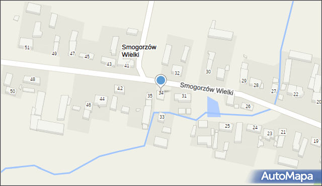 Smogorzów Wielki, Smogorzów Wielki, 34, mapa Smogorzów Wielki