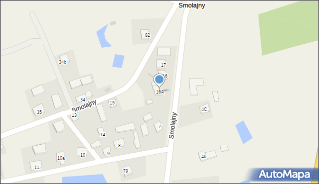 Smolajny, Smolajny, 16A, mapa Smolajny