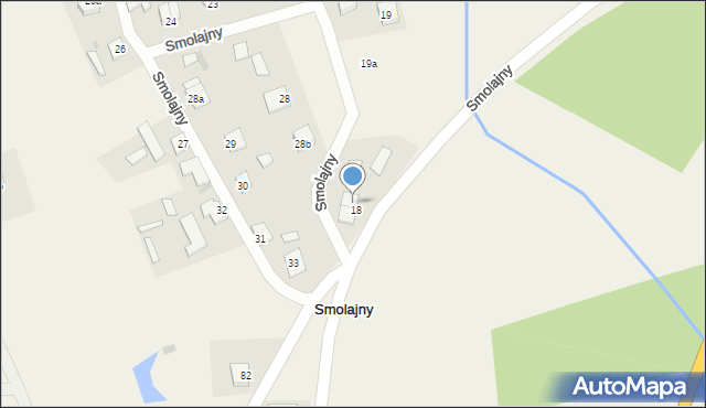 Smolajny, Smolajny, 18a, mapa Smolajny