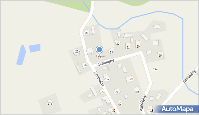 Smolajny, Smolajny, 24, mapa Smolajny