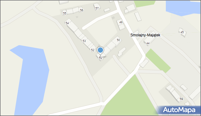 Smolajny, Smolajny, 51, mapa Smolajny