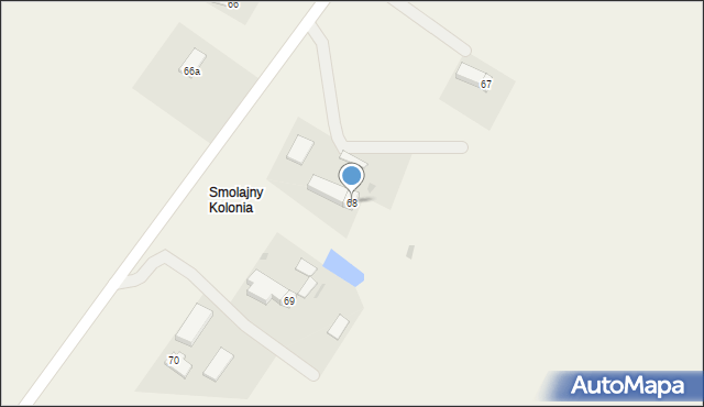 Smolajny, Smolajny, 68, mapa Smolajny