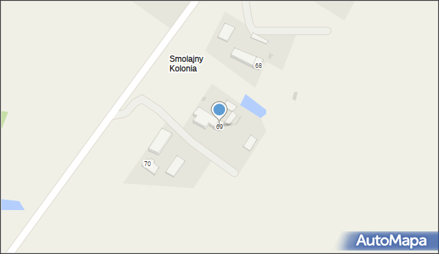 Smolajny, Smolajny, 69, mapa Smolajny