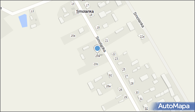 Smolanka, Smolanka, 20a, mapa Smolanka