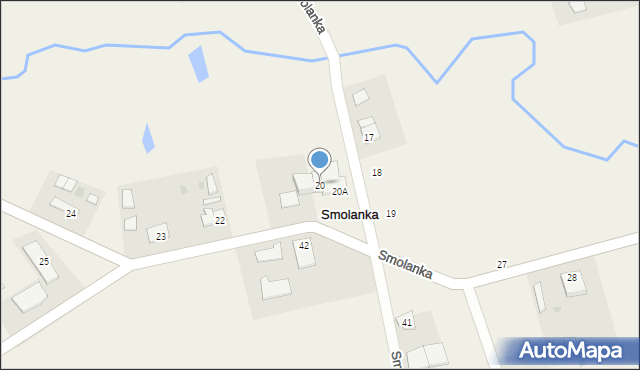 Smolanka, Smolanka, 20, mapa Smolanka