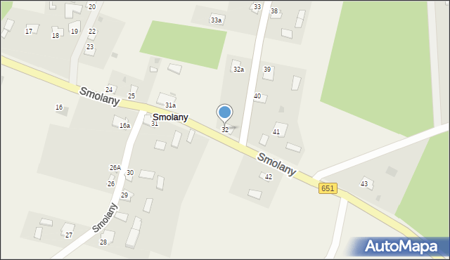 Smolany, Smolany, 32, mapa Smolany