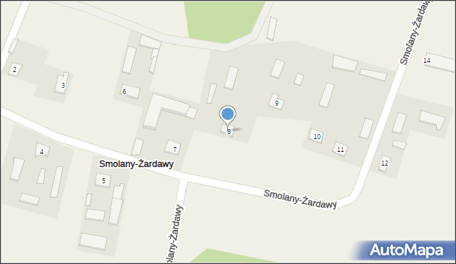 Smolany-Żardawy, Smolany-Żardawy, 8, mapa Smolany-Żardawy