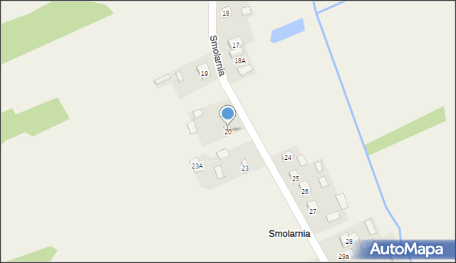 Smolarnia, Smolarnia, 20, mapa Smolarnia