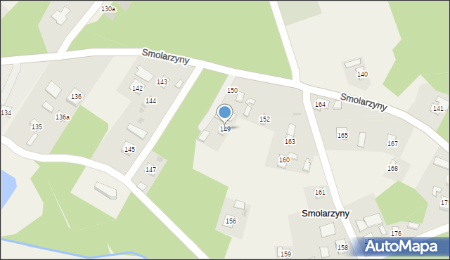 Smolarzyny, Smolarzyny, 149, mapa Smolarzyny