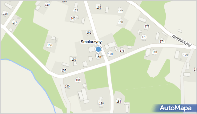 Smolarzyny, Smolarzyny, 158, mapa Smolarzyny