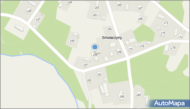 Smolarzyny, Smolarzyny, 159, mapa Smolarzyny