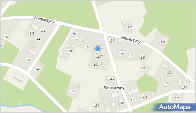 Smolarzyny, Smolarzyny, 163, mapa Smolarzyny