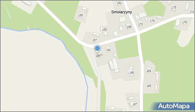 Smolarzyny, Smolarzyny, 190, mapa Smolarzyny