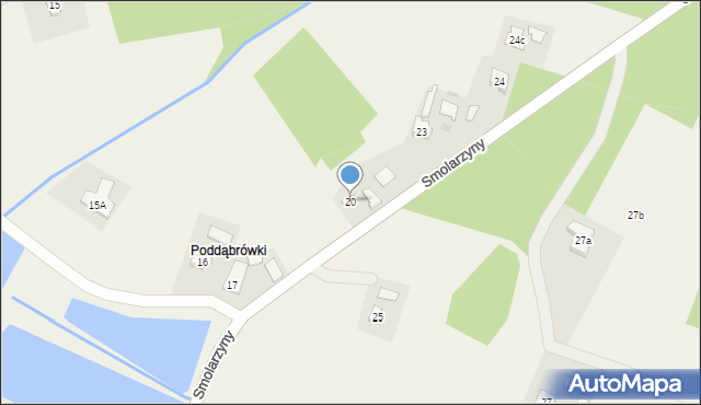 Smolarzyny, Smolarzyny, 20, mapa Smolarzyny