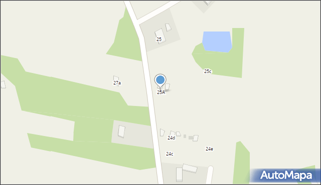 Smołdziński Las, Smołdziński Las, 25A, mapa Smołdziński Las