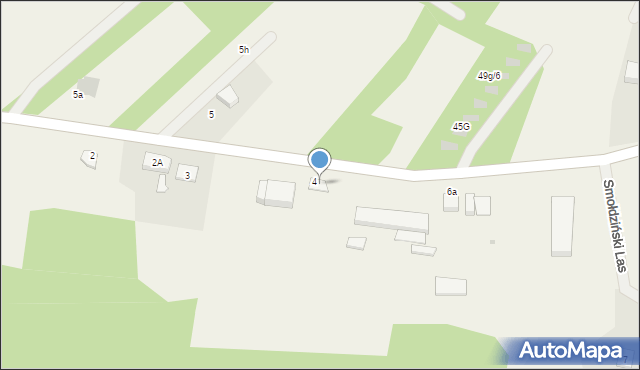 Smołdziński Las, Smołdziński Las, 6, mapa Smołdziński Las