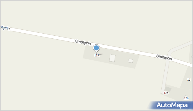 Smolęcin, Smolęcin, 11A, mapa Smolęcin