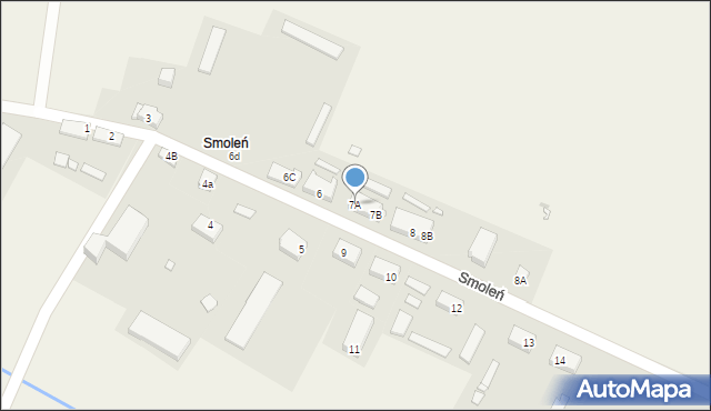 Smoleń, Smoleń, 7A, mapa Smoleń